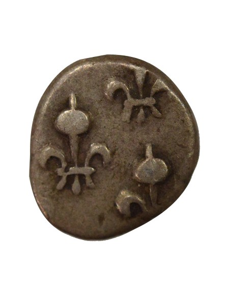 Indes Françaises Louis XV Louis XV - Fanon Argent - 1714 / 1774 Pondichéry 1 fanon Argent 1714-1774 Pondichéry