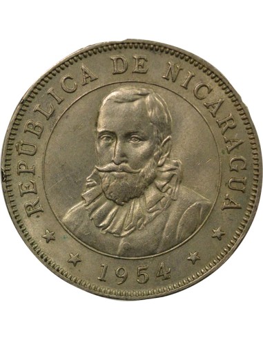 Nicaragua 50 Centavos - 1954 Londres 50 centavos Cuivre-Nickel 1954 Londres