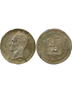 Venezuela Simon Bolivar Simon Bolivar - 25 Centimos Argent - 1960 Paris 25  centimos Argent 1960 A Paris