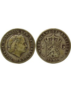 Antilles Néerlandaises Juliana Juliana - Gulden Argent - 1952 Utrecht 1 gulden Argent 1952 Utrecht