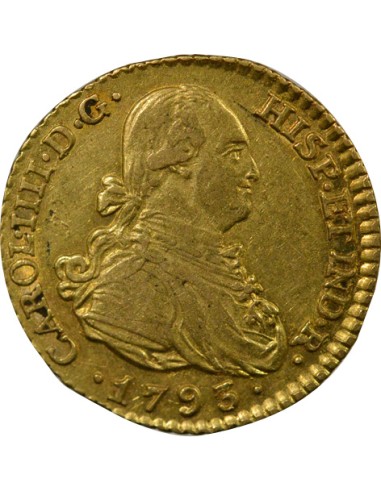 Espagne Charles IV d'Espagne Charles IV - Escudo Or - 1793 M Madrid MF 1 escudo Or 1793 AI Madrid