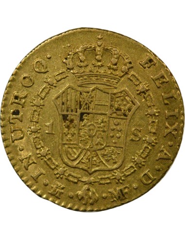 Espagne Charles IV d'Espagne Charles IV - Escudo Or - 1793 M Madrid MF 1 escudo Or 1793 AI Madrid