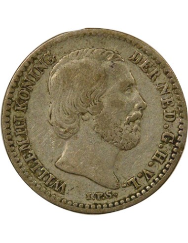 Pays-Bas Guillaume III des Pays-Bas Guillaume III - 10 Cents Argent - 1879 Utrecht 10 cents Argent 1879 Utrecht
