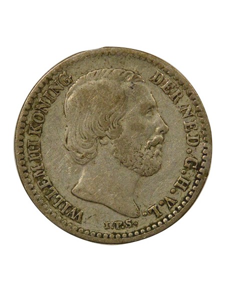 Pays-Bas Guillaume III des Pays-Bas Guillaume III - 10 Cents Argent - 1879 Utrecht 10 cents Argent 1879 Utrecht