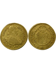 Colombie Charles IV d'Espagne Charles IV - Escudo Or - 1798 P Popayan JF 1 escudo Or 1798 Popayan