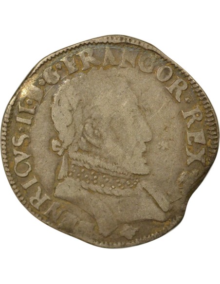 Henri II au nom de Henri II 1 teston Argent 1560 L Bayonne