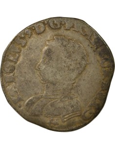 Charles IX 4e Type 1 teston Argent 1562 L Bayonne 2