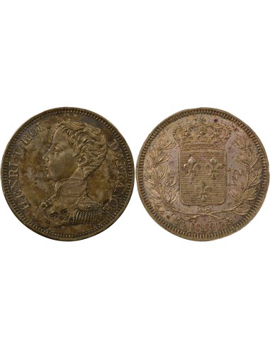 Henri V Henri V - 5 Francs Argent - 1831 5 francs Argent 1831