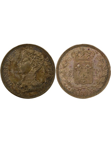 Henri V Henri V - 5 Francs Argent - 1831 5 francs Argent 1831