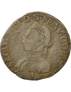 Charles IX 5e Type 1 teston Argent 1564 I Limoges 2