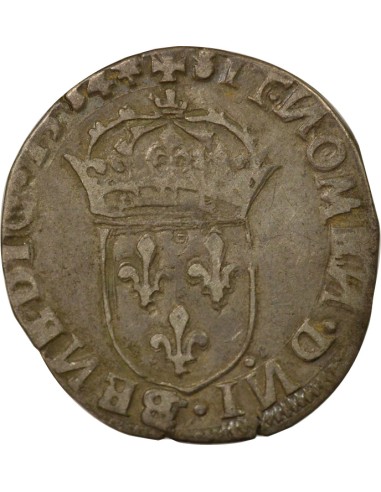 Charles IX 5e Type 1 teston Argent 1564 I Limoges