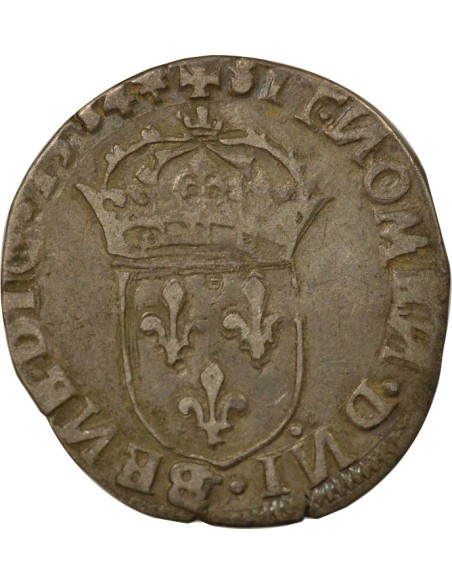 Charles IX 5e Type 1 teston Argent 1564 I Limoges