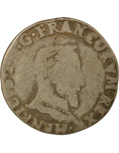 Henri II 5e Type 1/2 teston Argent 1553 M Toulouse 2