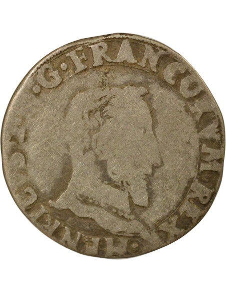 Henri II 5e Type 1/2 teston Argent 1553 M Toulouse