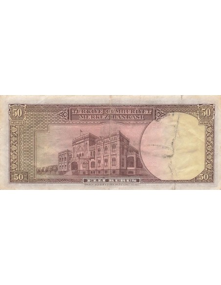 Turquie 50 Kurus - Ismet Inonu - ND - P.133 50 kurush