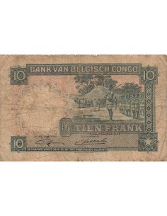 Congo Belge 10 Francs - 11-11-1948 - P.14E 10 francs 1948 2