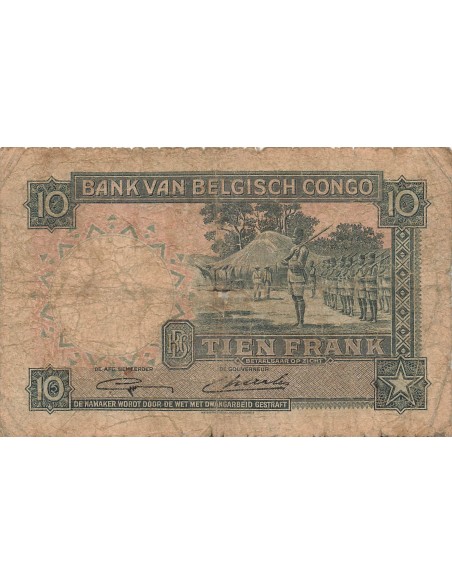 Congo Belge 10 Francs - 11-11-1948 - P.14E 10 francs 1948