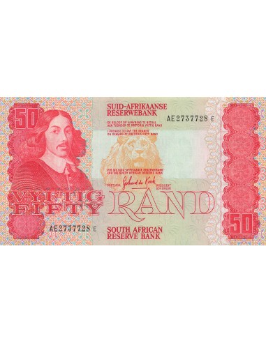 Afrique du Sud 50 Rand - ND (1984) - P.122a 50 rand 1984