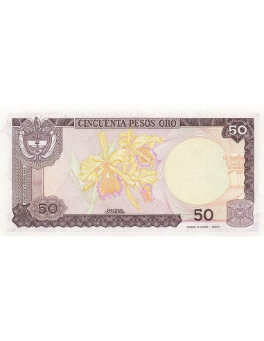 Colombie 50 Pesos Oro - 01-01-1986 - P.425b 50 pesos oro 1986