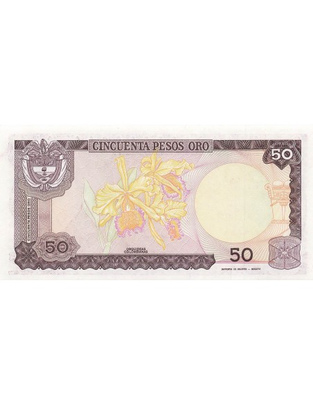 Colombie 50 Pesos Oro - 01-01-1986 - P.425b 50 pesos oro 1986