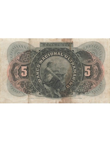 Mozambique 5 Escudos - 01-09-1941 - P.83a 5 escudos 1941