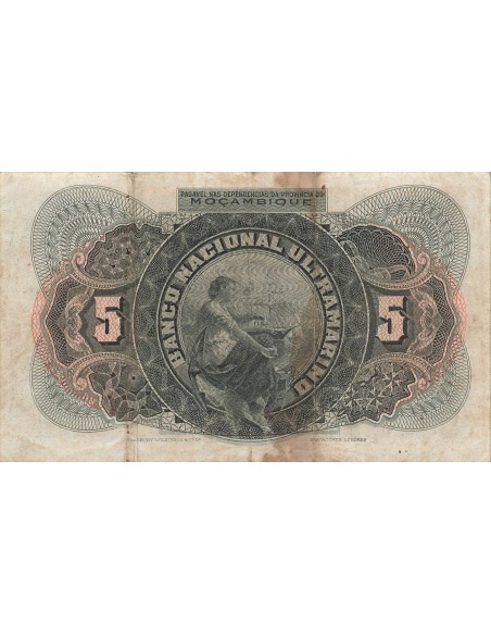 Mozambique 5 Escudos - 01-09-1941 - P.83a 5 escudos 1941