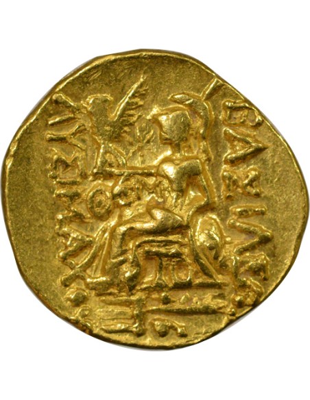 Royaume du Pont Mithridates VI au nom de Lysimaque 1 statère Or 88-86 Av JC Tomis