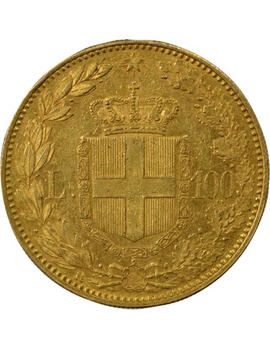 Italie Charles-Albert Humbert I - 100 Lire Or - 1888 R Rome 100 lire Or 1888 R Rome