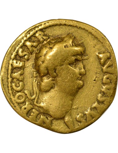 Rome Empire Néron Porte de Janus 1 aureus Or 64-65 R Rome