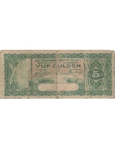 Curaçao 5 Gulden - 1930 - P.15 5 gulden 1930