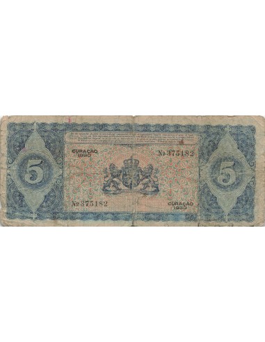 Curaçao 5 Gulden - 1930 - P.15 5 gulden 1930