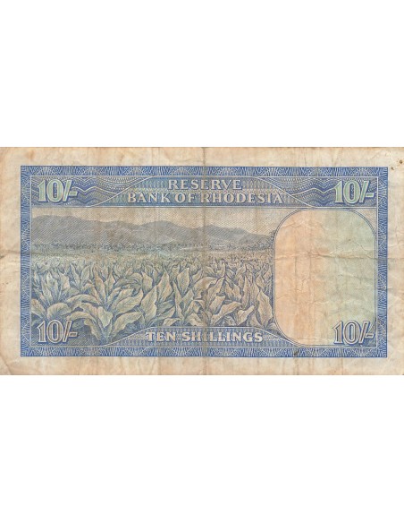 Reine d'Angleterre et du Commonwealth 10 Shillings - Elisabeth II - 1968 - P.27 10 shillings 1968