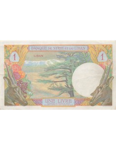 Liban 1 Livre - 1939 - P.15 1 livre 1939 2