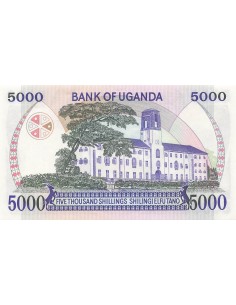 Ouganda 5000 Shillings - 1985 - P.24a 5000 shillings 1985 2