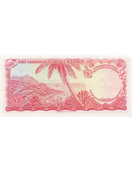 Reine d'Angleterre et du Commonwealth 1 dollar - Elisabeth II - ND (1965) - P.13d 1 dollar 1965