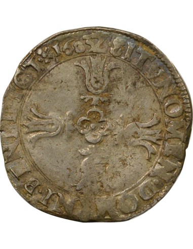 Henri IV - 1/4 Ecu Argent - 1603 Z Grenoble 1/4 écu Argent 1603 Grenoble