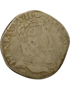 Henri II 5e Type 1 teston Argent 1554 M Toulouse 2
