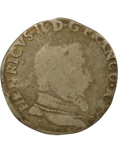 Henri II 5e Type 1 teston Argent 1560 M Toulouse 2