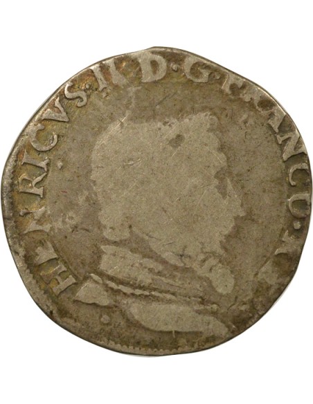 Henri II 5e Type 1 teston Argent 1560 M Toulouse