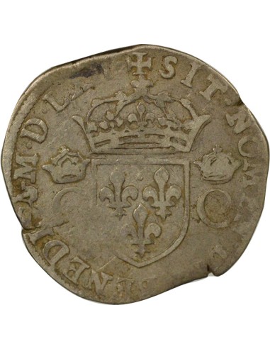 Henri II 2e Type 1 teston Argent 1562 K Bordeaux