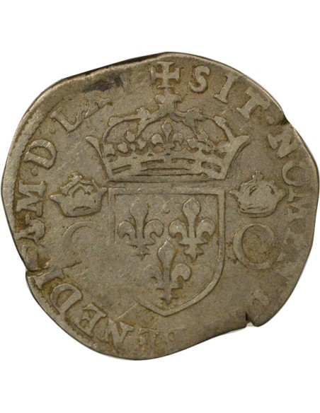 Henri II 2e Type 1 teston Argent 1562 K Bordeaux