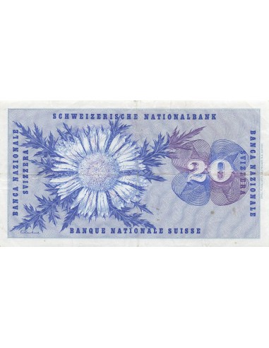 Suisse 20 Francs - 10-02-1971 - P.46s 20 francs 1971