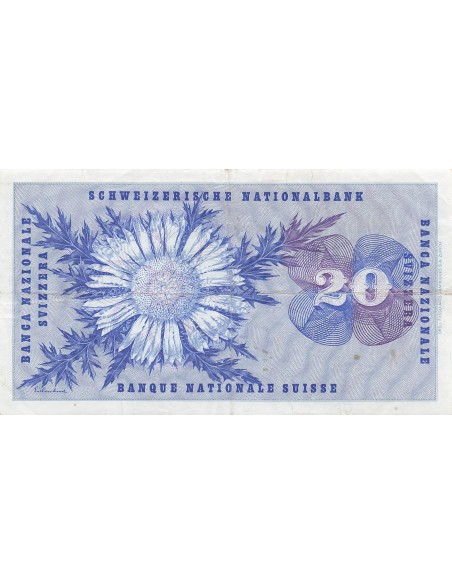 Suisse 20 Francs - 10-02-1971 - P.46s 20 francs 1971