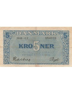 Danemark 5 Kroner - 1949 - P.35f 5 kroner 1949