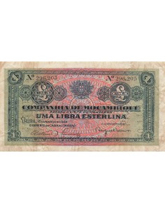 Mozambique 1 Libra - 15-03-1934 - P.R31 1 libra 1934
