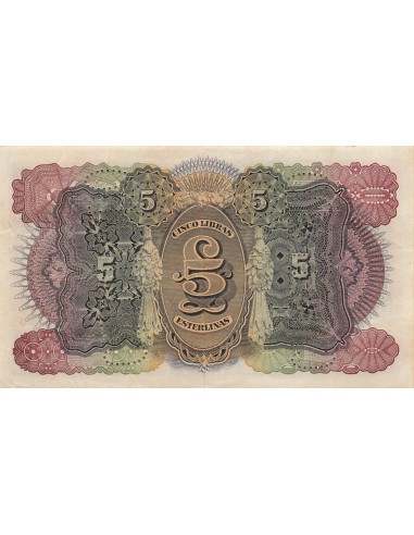 Mozambique 5 Libras - 15-01-1934 - P.R32 5 libras 1934
