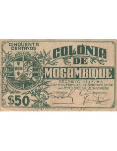 Mozambique 50 Centavos - 01-09-1941 - P.80 50 centavos 1941