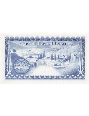 Chypre 250 Mils - 01-10-1981 - P.41c 250 mils 1981