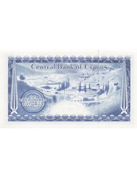 Chypre 250 Mils - 01-10-1981 - P.41c 250 mils 1981