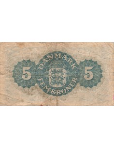 Danemark 5 Kroner - 1944 - P.35a 5 kroner 1944 2